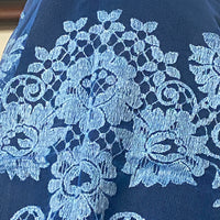 Madonna Blue Lace Mantilla Chapel Spanish Veil 51" - Unique Catholic Gifts