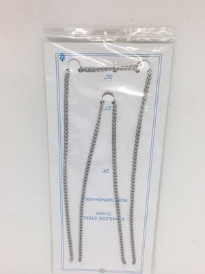 27" Stainless Steel Silver Chain - Unique Catholic Gifts