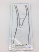Stainless Steel Silver Chain Carded (24") - Unique Catholic Gifts