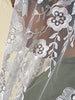White Elaina Lace Mantilla Chapel Spanish Veil 51" - Unique Catholic Gifts