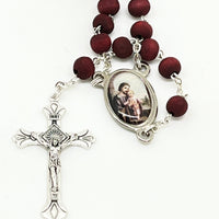 St. Joseph Rose Scented Rosary - Unique Catholic Gifts