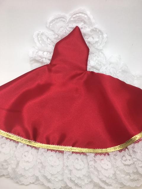 Red Vestment for 16" Infant of Prague (Divino Nino) - Unique Catholic Gifts