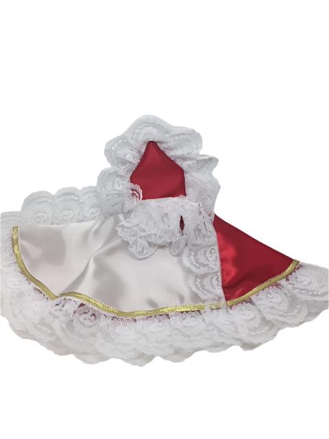 Red Vestment for 16" Infant of Prague (Divino Nino) - Unique Catholic Gifts