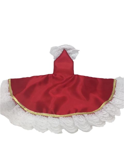 Red Vestment for 16" Infant of Prague (Divino Nino) - Unique Catholic Gifts