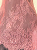 Coral Lace Infinity Chapel Spanish Veil 31" x 36" - Unique Catholic Gifts