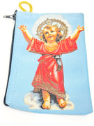 Divine Child Woven Tapestry Rosary Pouch 5 1/2" - Unique Catholic Gifts