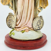 Our Lady of the Miraculous Medal Statue (8 1/2") - Unique Catholic Gifts