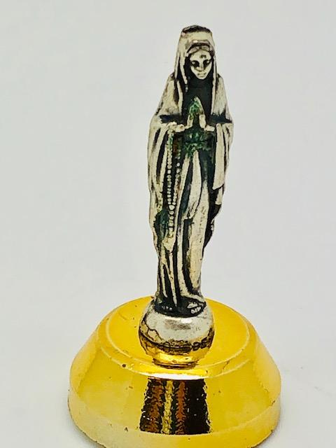 Our Lady of Rosary Car Statue (2") - Unique Catholic Gifts