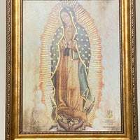 Framed Our Lady of Guadalupe  19" x 14 1/2" - Unique Catholic Gifts