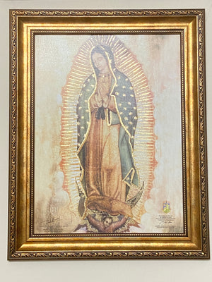 Framed Our Lady of Guadalupe  19