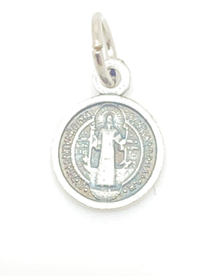 Italian Made and Imported Benedict Medal Charm Size 1/2