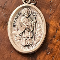 Saint Patrick Oxi Medal with Relic - Unique Catholic Gifts