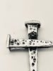 Cross of Nails  Sterling Silver Handcrafted Cross (2") - Unique Catholic Gifts