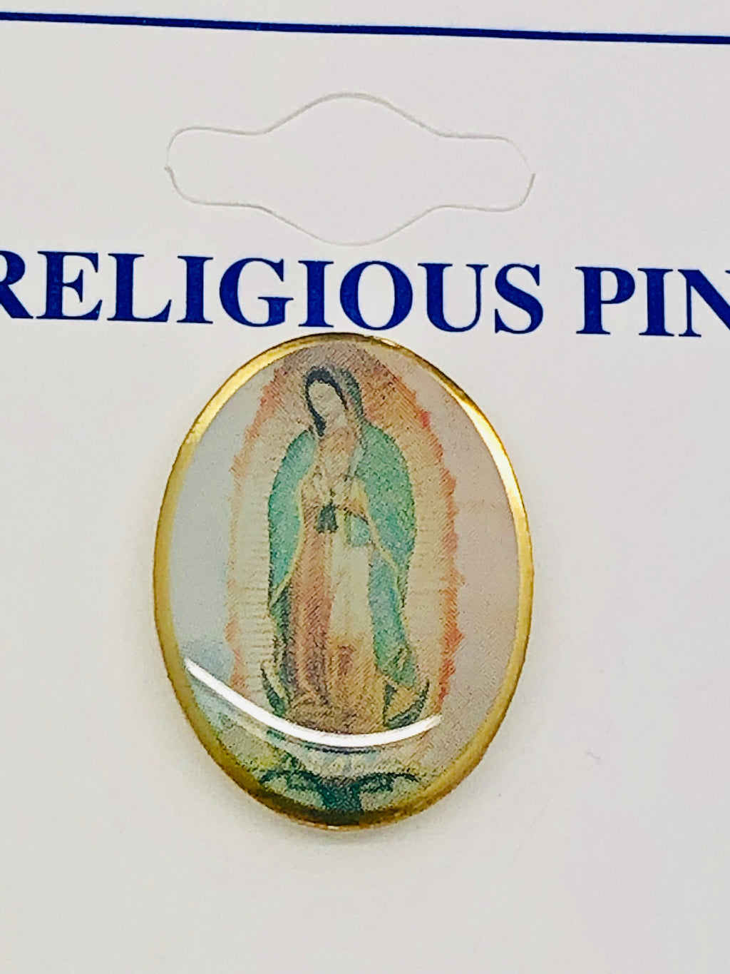 Our Lady of Guadalupe Pin 3/4" - Unique Catholic Gifts