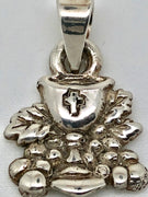 Chalice First Communion Pendant Handmade Sterling Silver(1/2") - Unique Catholic Gifts