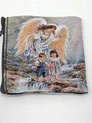 Hand Woven Guardian Angel Rosary Pouch - Unique Catholic Gifts