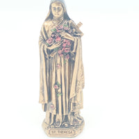 St. Therese Mini Bronze Statue (3 3/8") - Unique Catholic Gifts