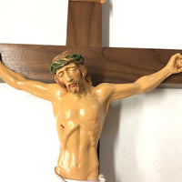 24" Large Wood Wall Crucifix - Unique Catholic Gifts