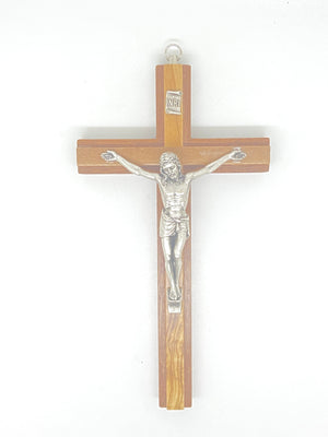 Mahogany/Olive Wood Crucifix 8