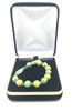 Green Flower Acrylic Children’s Rosary Bracelet (8mm) - Unique Catholic Gifts