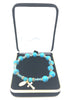 Genuine Turquoise Rosary Bracelet (8 mm) - Unique Catholic Gifts