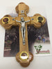 Holy Land Crucifix Olive Wood "Bethlehem Treasures"  (5 1/4" ) - Unique Catholic Gifts