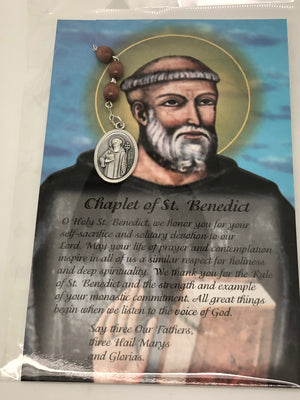 Saint Benedict Chaplet Beads - Unique Catholic Gifts