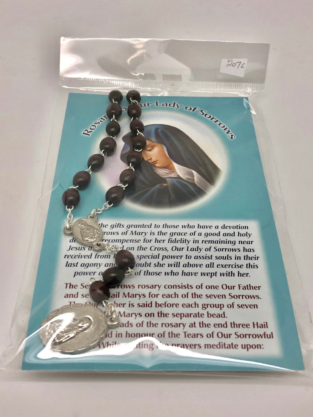 Our Lady of Sorrows Chaplet Beads - Unique Catholic Gifts
