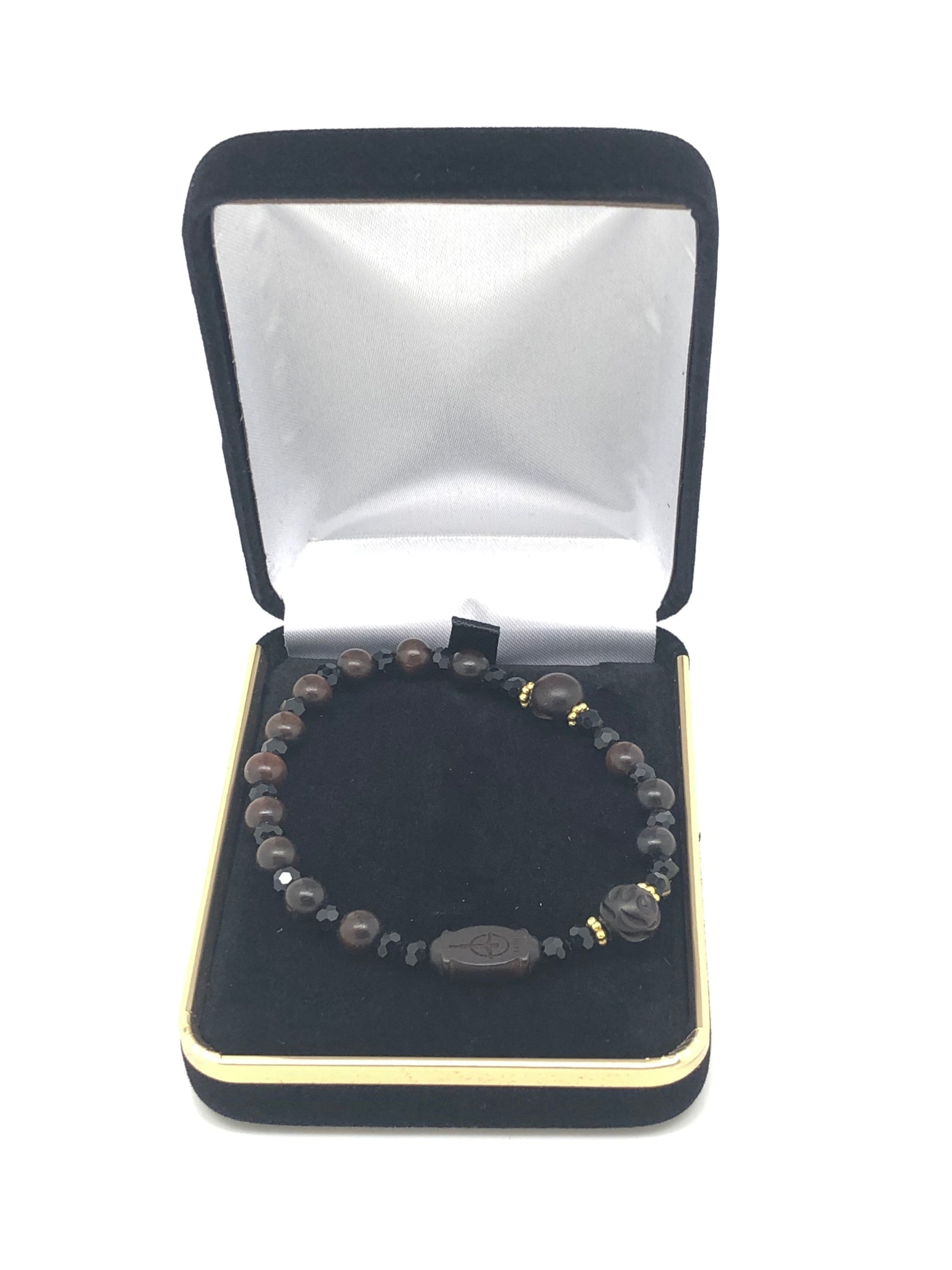 Jujube Wood Rosary Bracelet (6 mm) - Unique Catholic Gifts