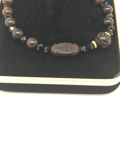 Jujube Wood Rosary Bracelet (6 mm) - Unique Catholic Gifts