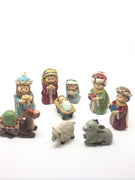 9 Piece Children's Christmas Nativity Set (4") - Unique Catholic Gifts