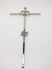 25th Anniversary Nickel Plated Cross (10") - Unique Catholic Gifts