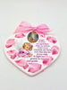 Baby Girl Crib Medallion (Pink) - Unique Catholic Gifts