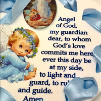 Baby Boy Crib Medallion (Blue) - Unique Catholic Gifts