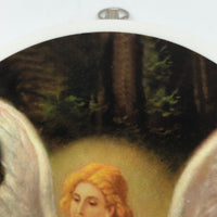 Guardian Angel Wood Wall Plaque (9 1/4") - Unique Catholic Gifts