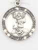 Saint Michael Sterling Silver Round Medal (1") - Unique Catholic Gifts