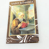 St. Benedict Prayer Biography Card - Unique Catholic Gifts