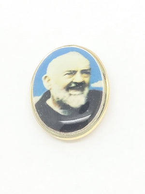 Padre Pio Pin 3/4" - Unique Catholic Gifts