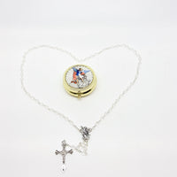 St. Michael Rosary and Case - Unique Catholic Gifts