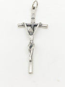 Papal Crucifix ( St. John Paul) Silver Crucifix (3 1/4") - Unique Catholic Gifts