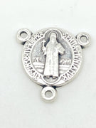 Rosary Center Piece St. Benedict  (1/2") - Unique Catholic Gifts