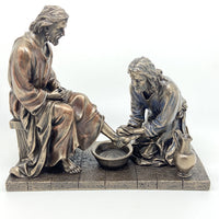 Jesus Washing His Disciple's Feet (8 1/2 x 7 1/4) - Unique Catholic Gifts