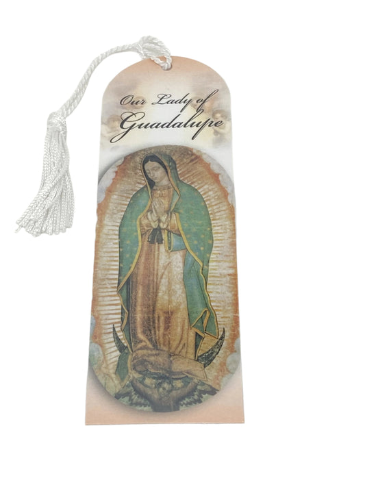 Our Lady of Guadalupe Bookmark with Tassels - Unique Catholic Gifts