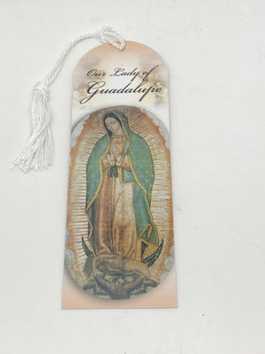 Our Lady of Guadalupe Bookmark with Tassels - Unique Catholic Gifts