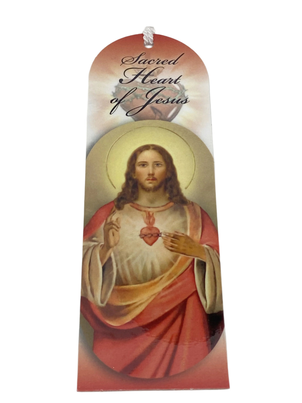 Sacred Heart of Jesus Bookmark with Tassels - Unique Catholic Gifts