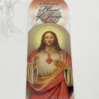 Sacred Heart of Jesus Bookmark with Tassels - Unique Catholic Gifts