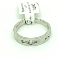 Lady's "Fear Not" Solitaire Ring - Unique Catholic Gifts