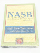 NASB New Testament with Psalms and Proverbs: NASB Update Black, Bonded Leather by Lockman Foundation Staff - Unique Catholic Gifts