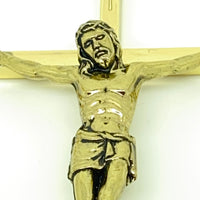 Gold Wall Crucifix 8" - Unique Catholic Gifts
