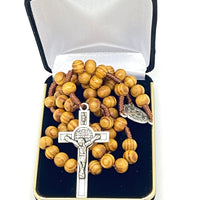 Olivewood St. Benedict Rosary - Unique Catholic Gifts